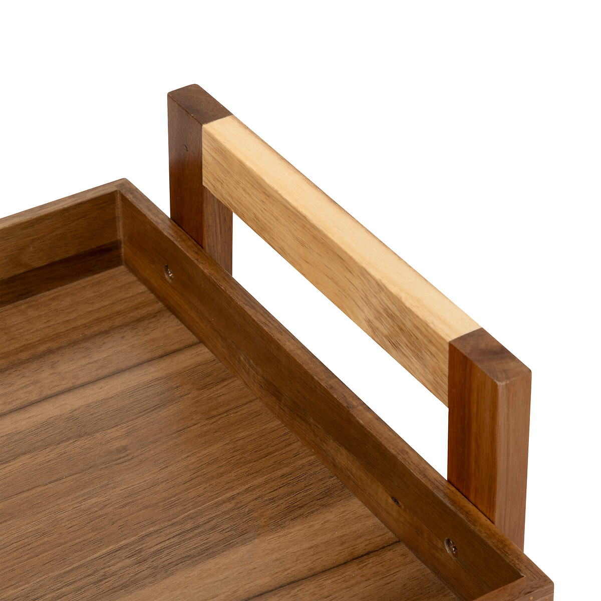 Trolley de cozinha em madeira acácia com 3 níveis