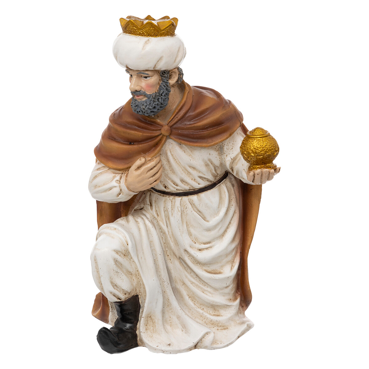 Conjunto de 6 figuras para pres&eacute;pio em resina 33cm