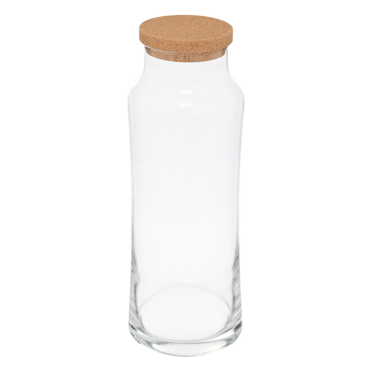 Jarro SLIM em vidro com tampa de cortiça 1l