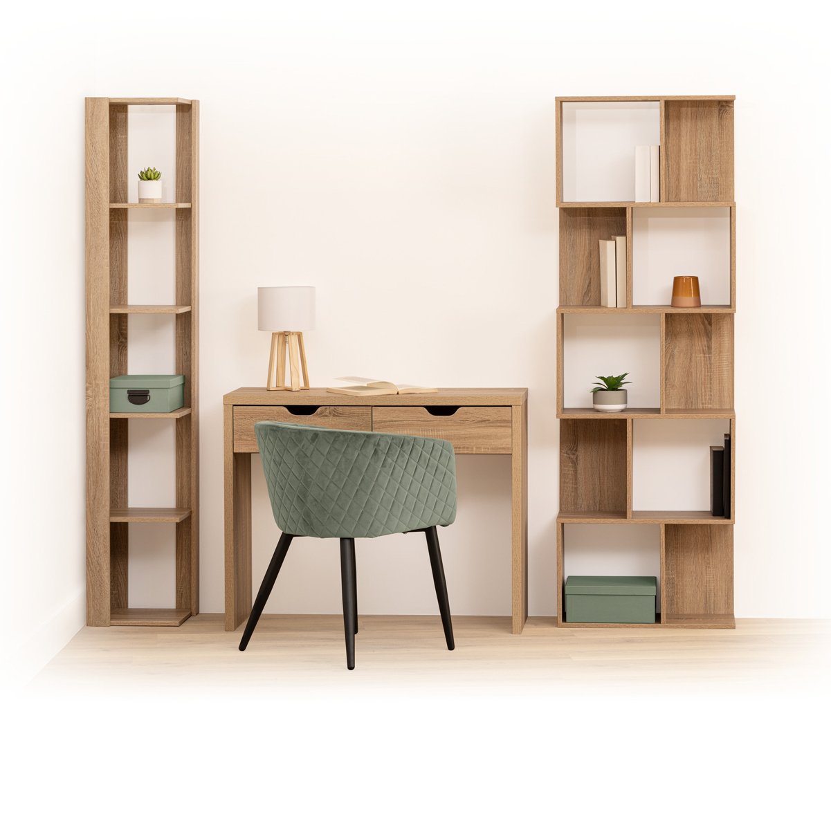 Estante dupla novia natural 179cm