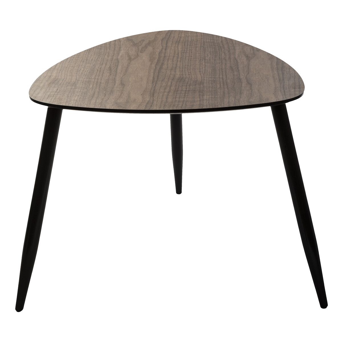 Conjunto de 2 mesas de apoio MILEO castanho escuro