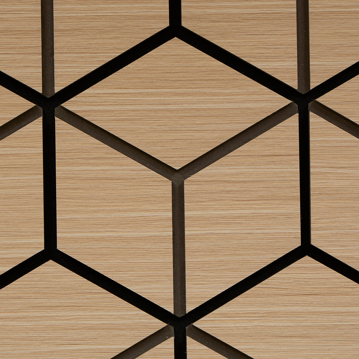 Painel decorativo hexagonal CLINT bege 69x56,5cm