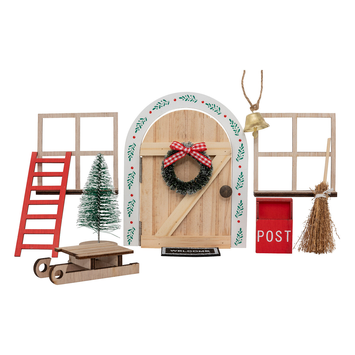 Conjunto de 10 acess&oacute;rios decorativos para casa de elfo