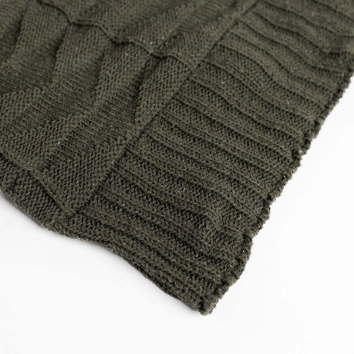 Manta CHEVRON verde 130x160cm