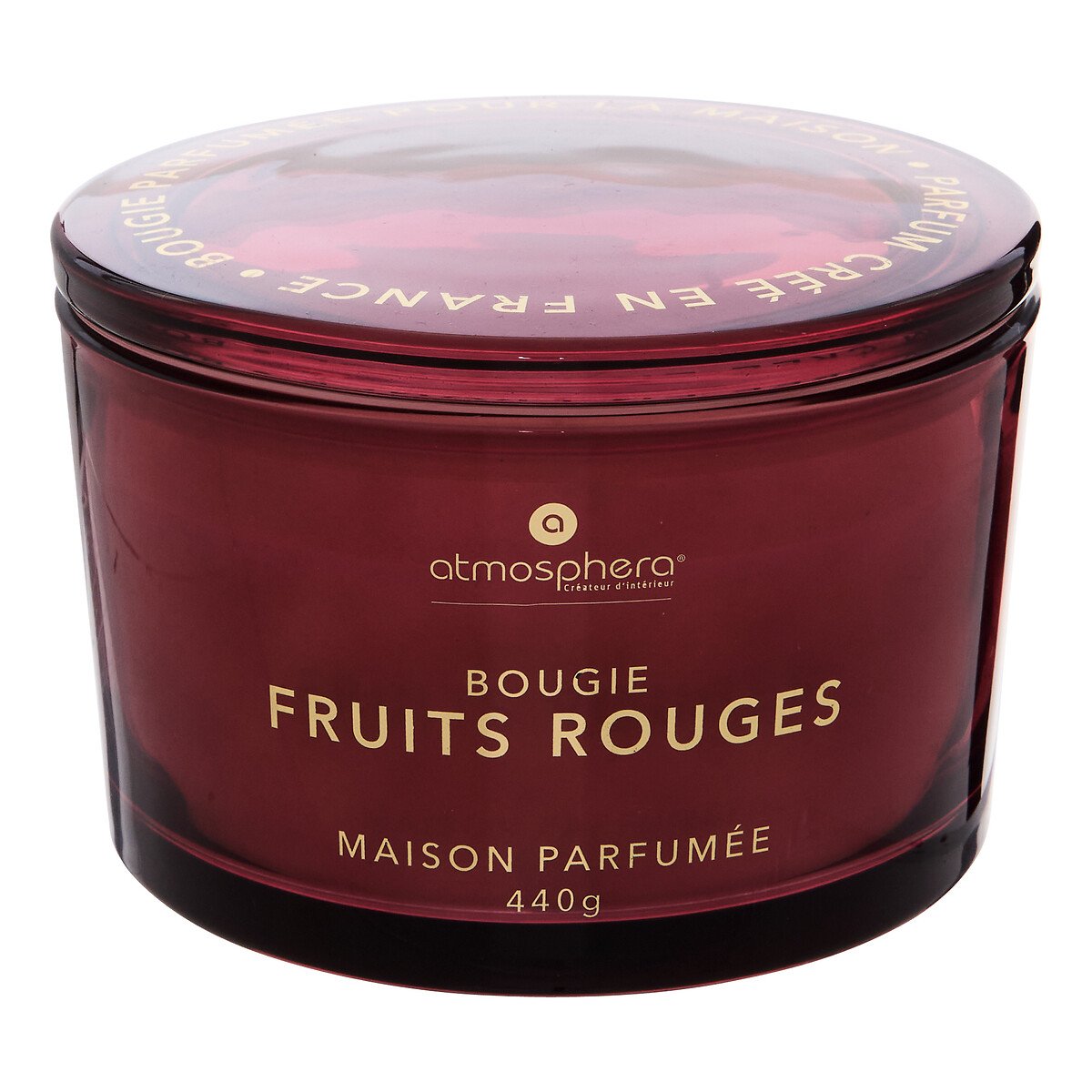 Vela perfumada frutos vermelhos GLOWY 300g