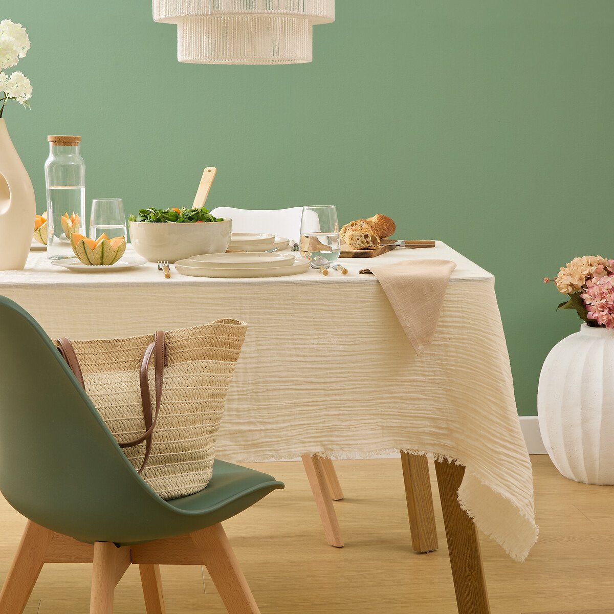 Toalha de mesa VELA branca 150x250cm