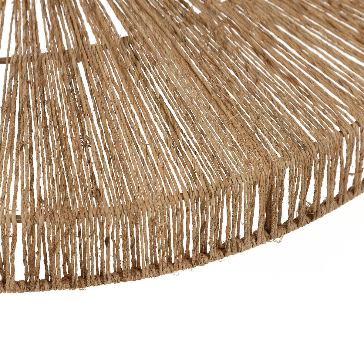 Candeeiro de teto BELLAMY bege em juta 58cm