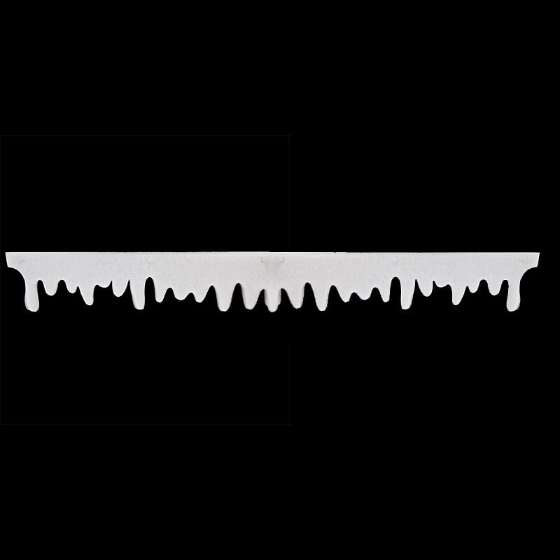 Faixa Neve Formato Estalactite 15x180 cm