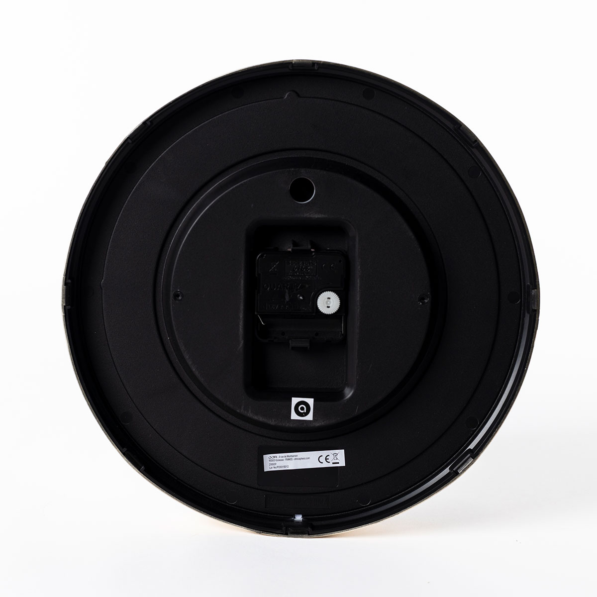 Rel&oacute;gio NATHALIE dourado com efeito m&aacute;rmore D29cm