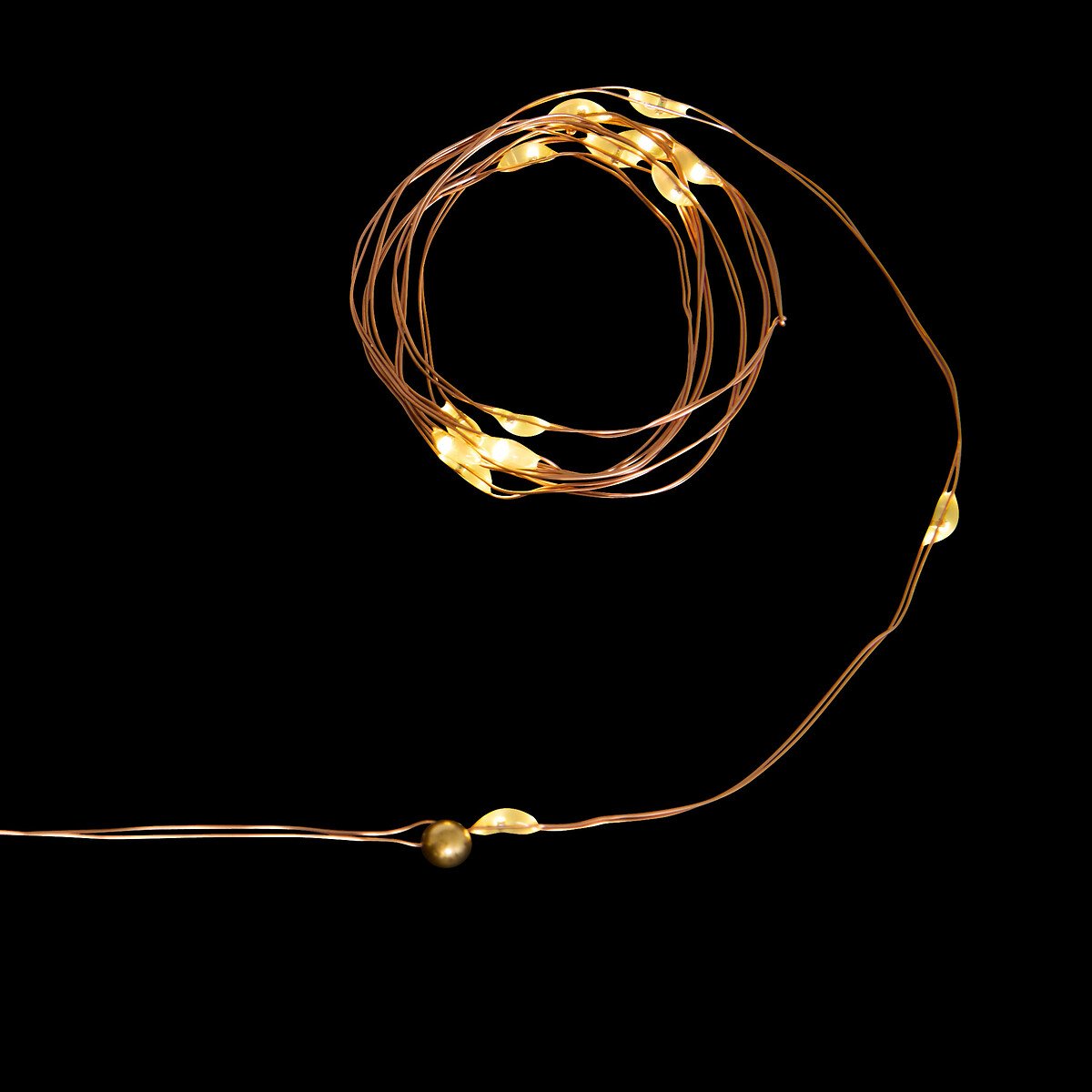 Série de natal branco quente 1M 20LED