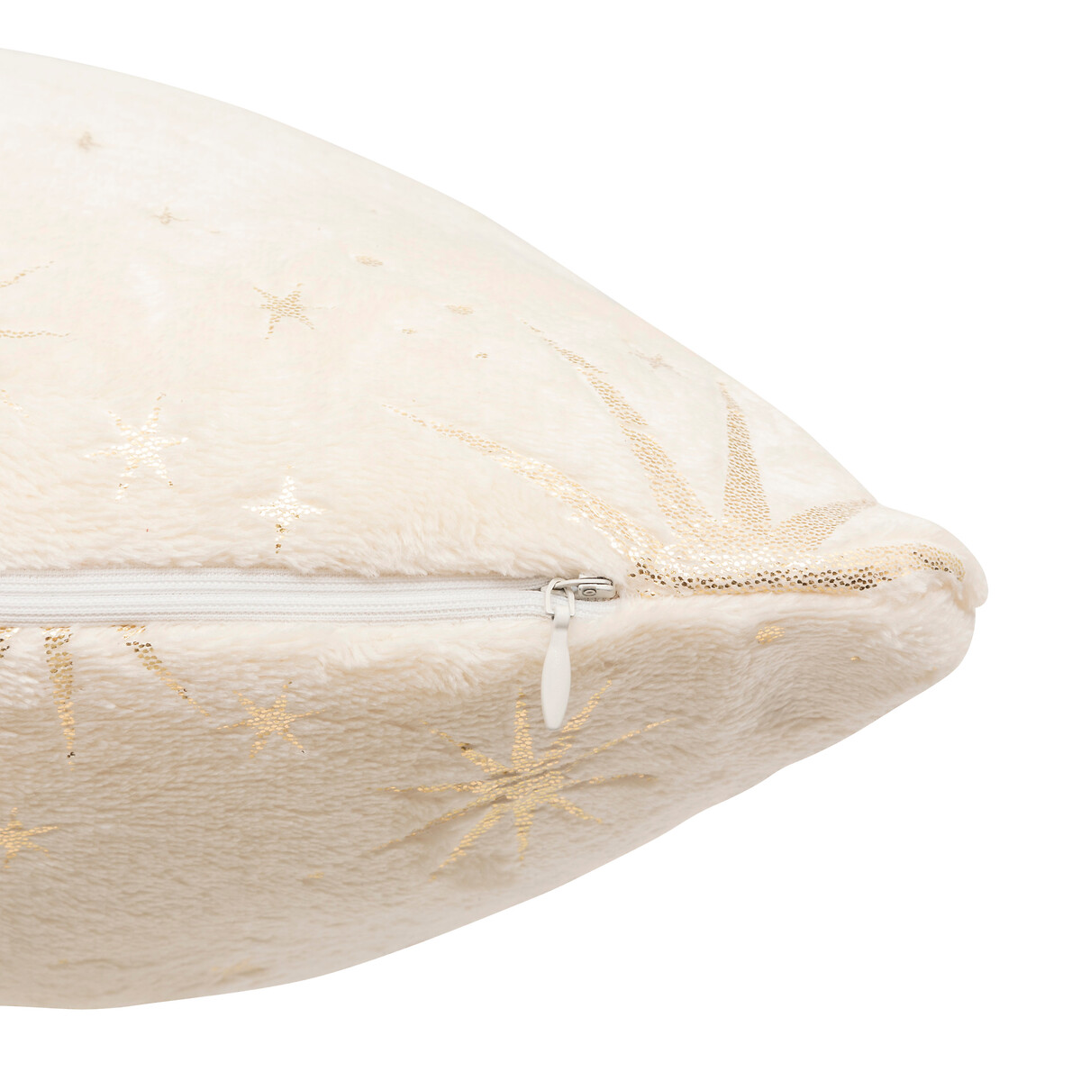 Almofada decorativa estrelas douradas 40x40cm