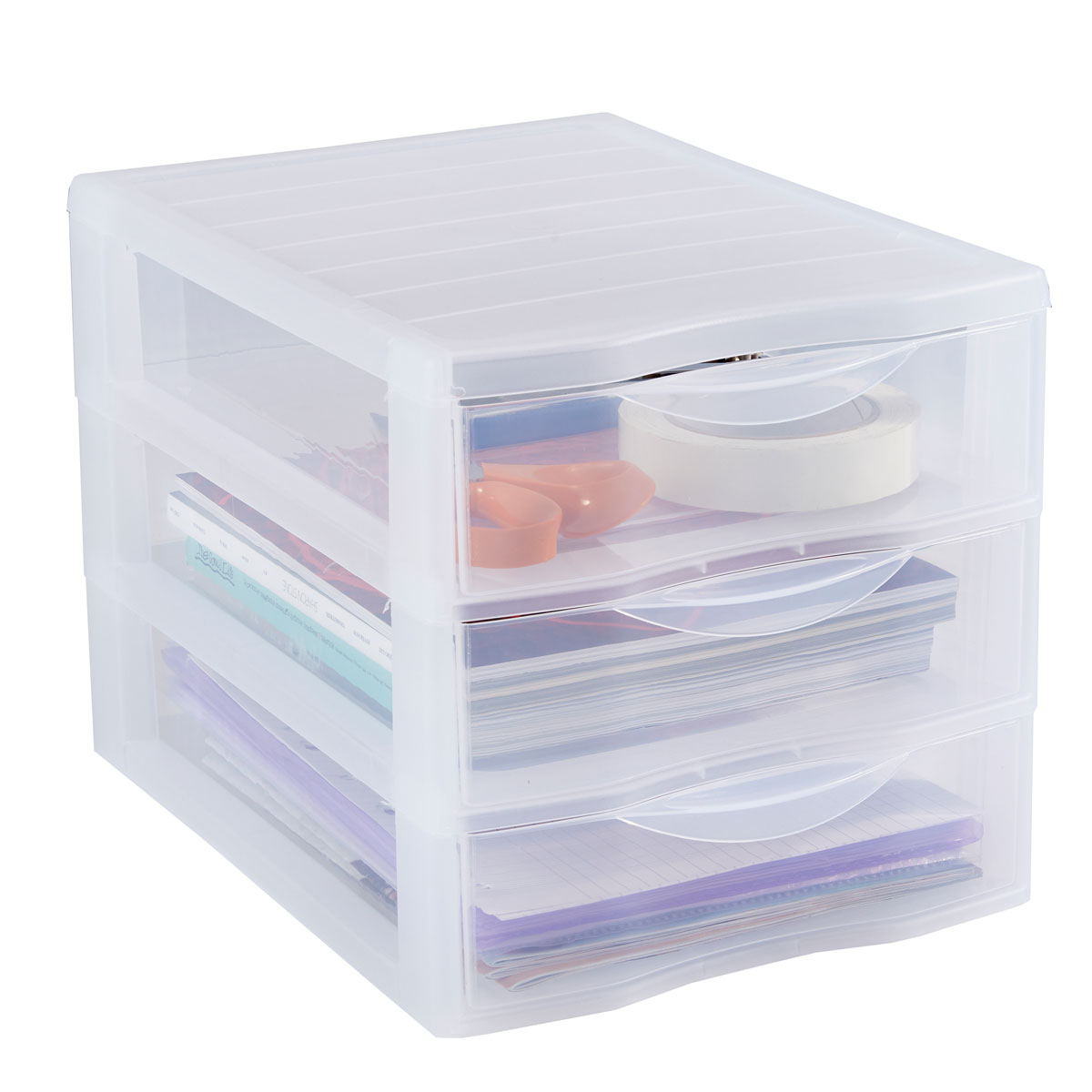 M&oacute;dulo de arruma&ccedil;&atilde;o com 3 gavetas