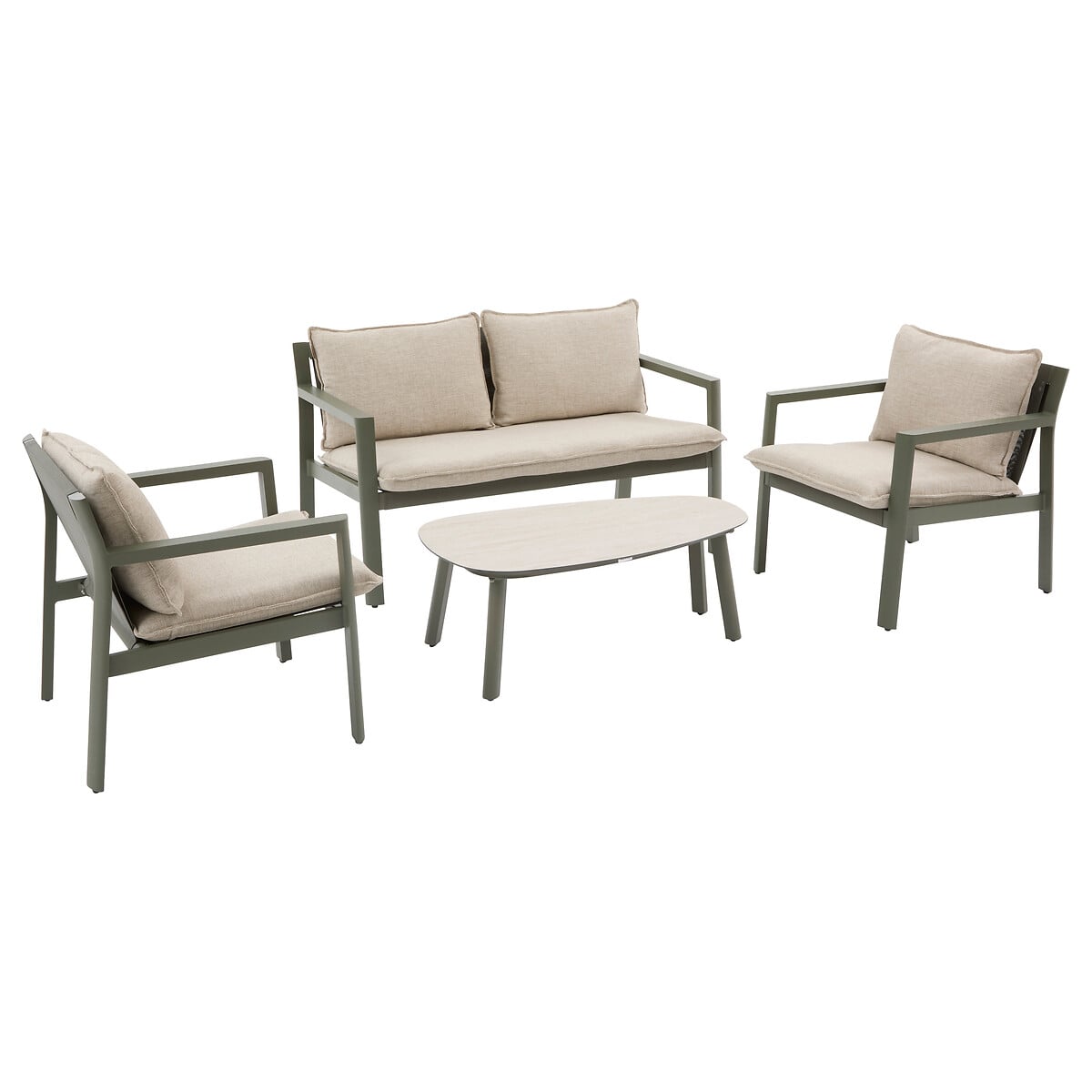 Conjunto de jardim FLOVIA laurier 4 lugares