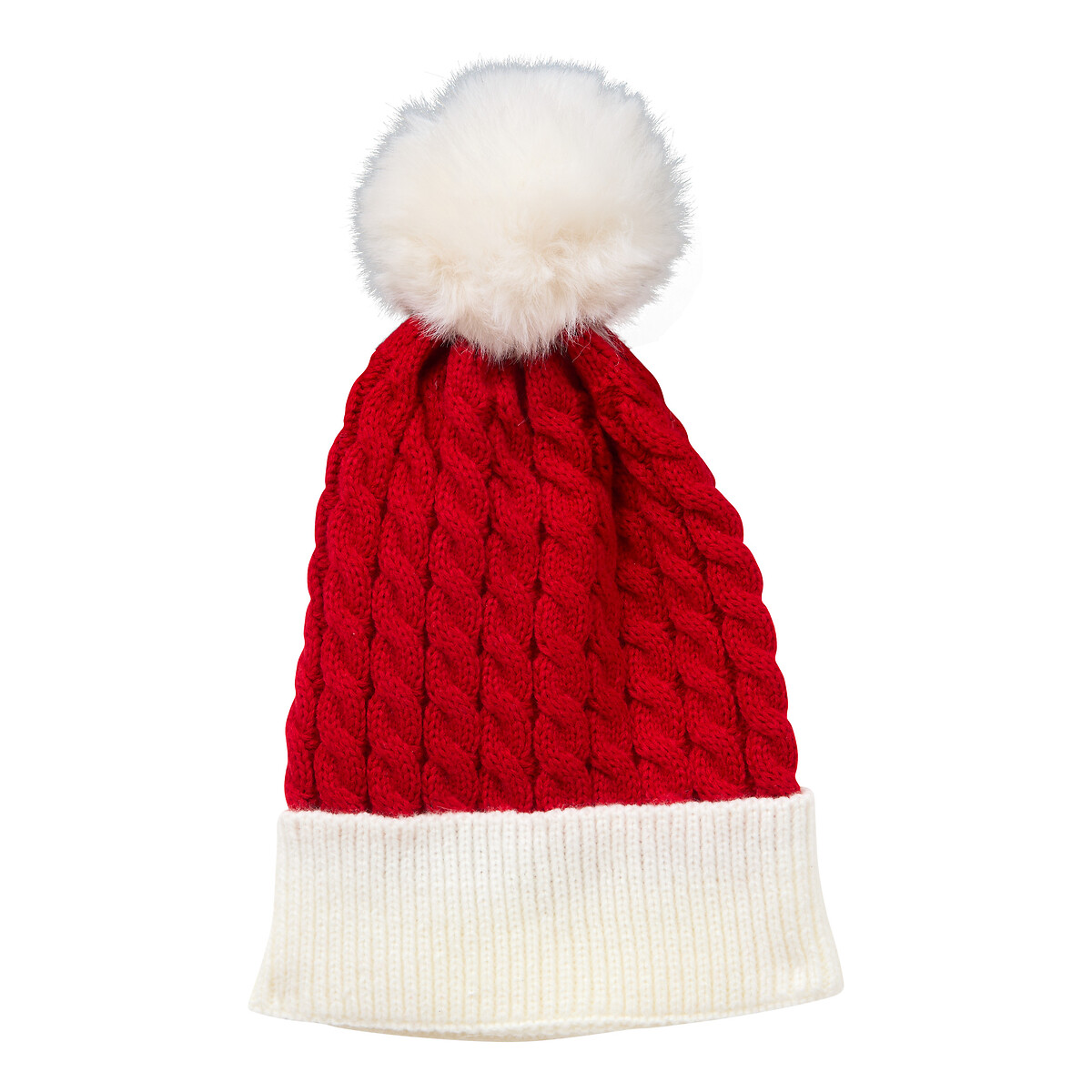 Gorro natal&iacute;cio com pompom 23x30cm