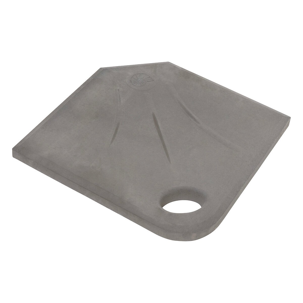 Placa para base guarda-sol antracite 25kg