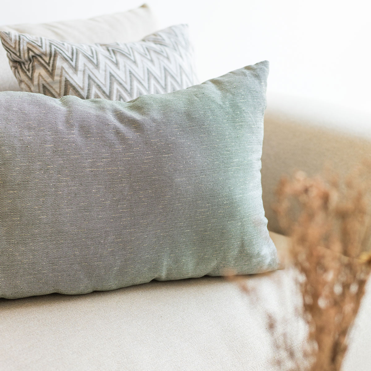 Almofada decorativa GLOW verde 45x60cm