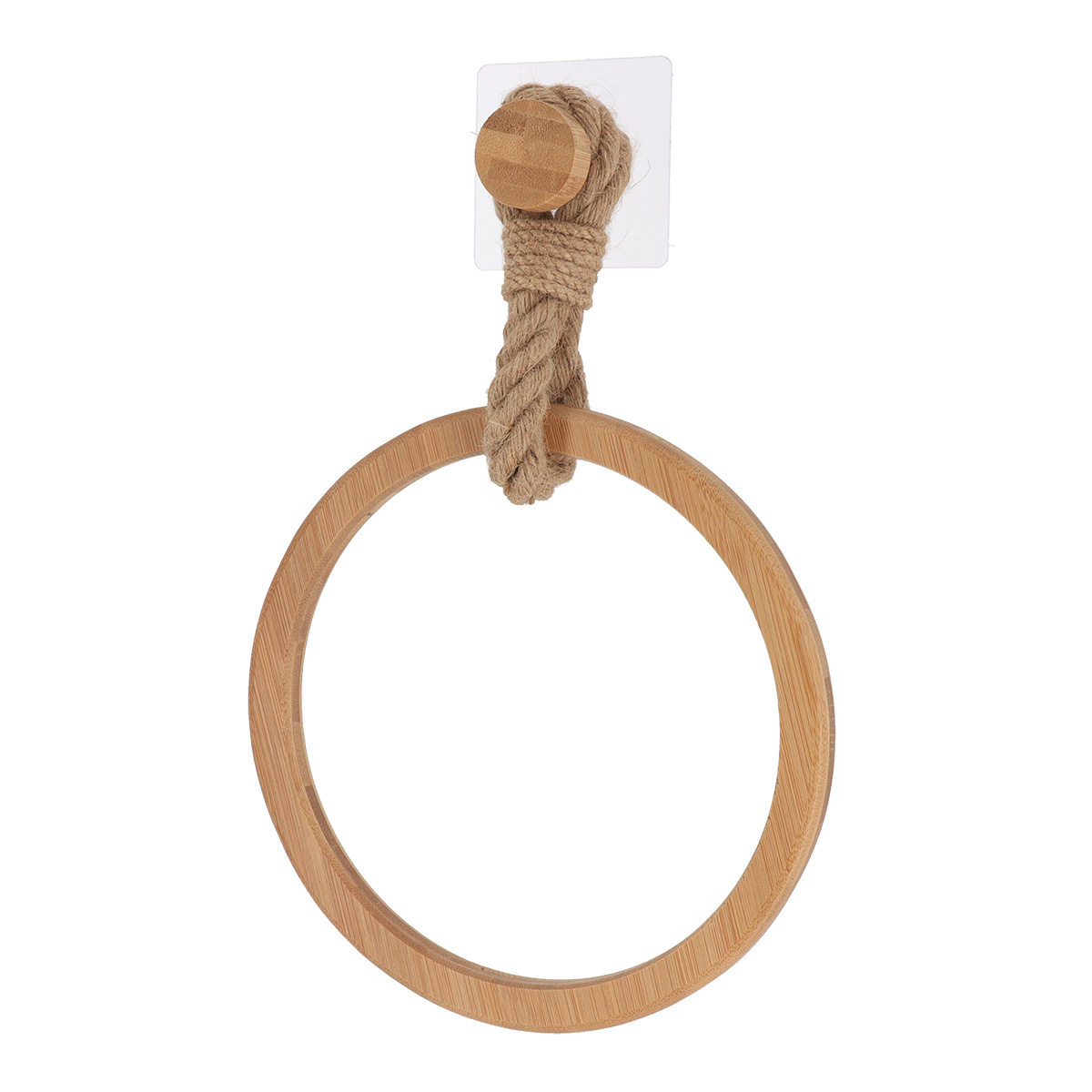 Toalheiro redondo em bambu