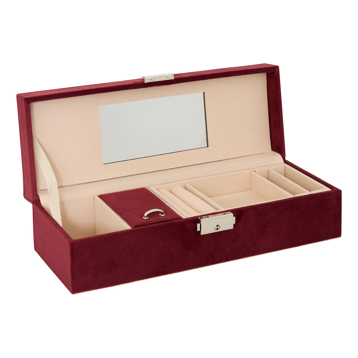 Caixa bijuteria vermelho 28cm