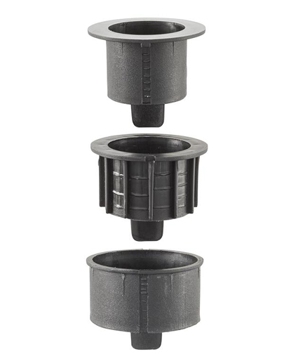 Base para guarda-sol cinza em betão