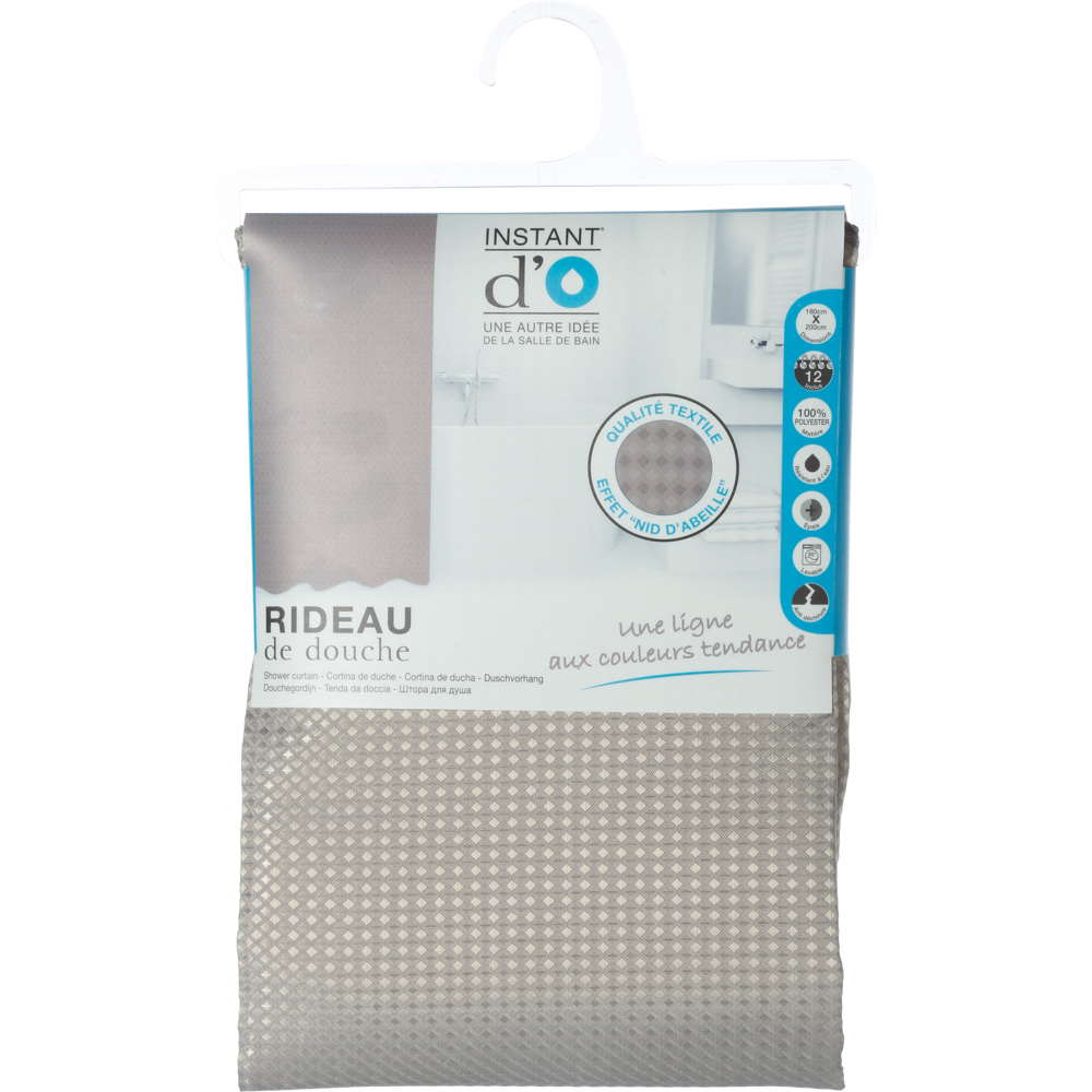 Cortina Wc Abeille Taupe