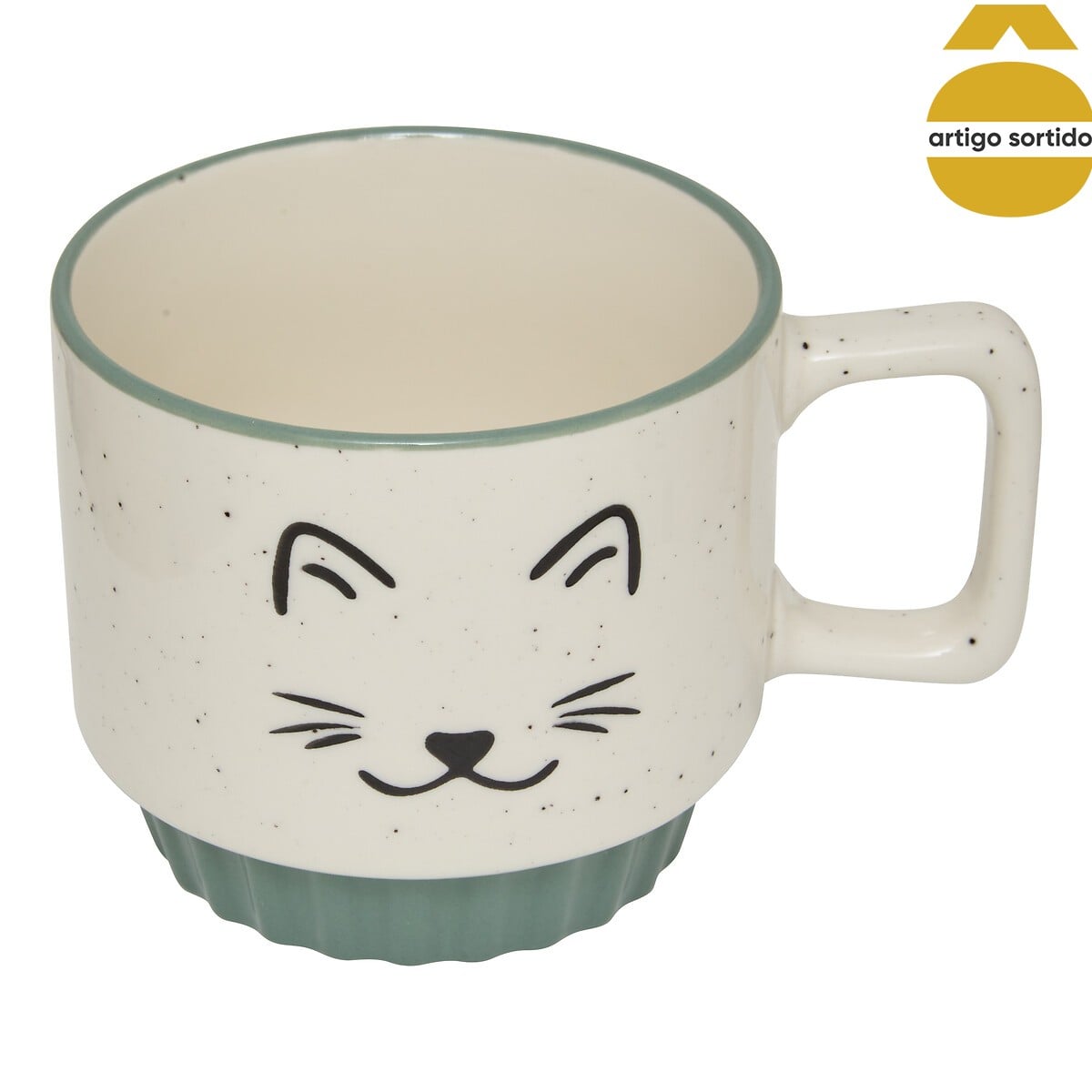 Caneca animal porcelana 30cl