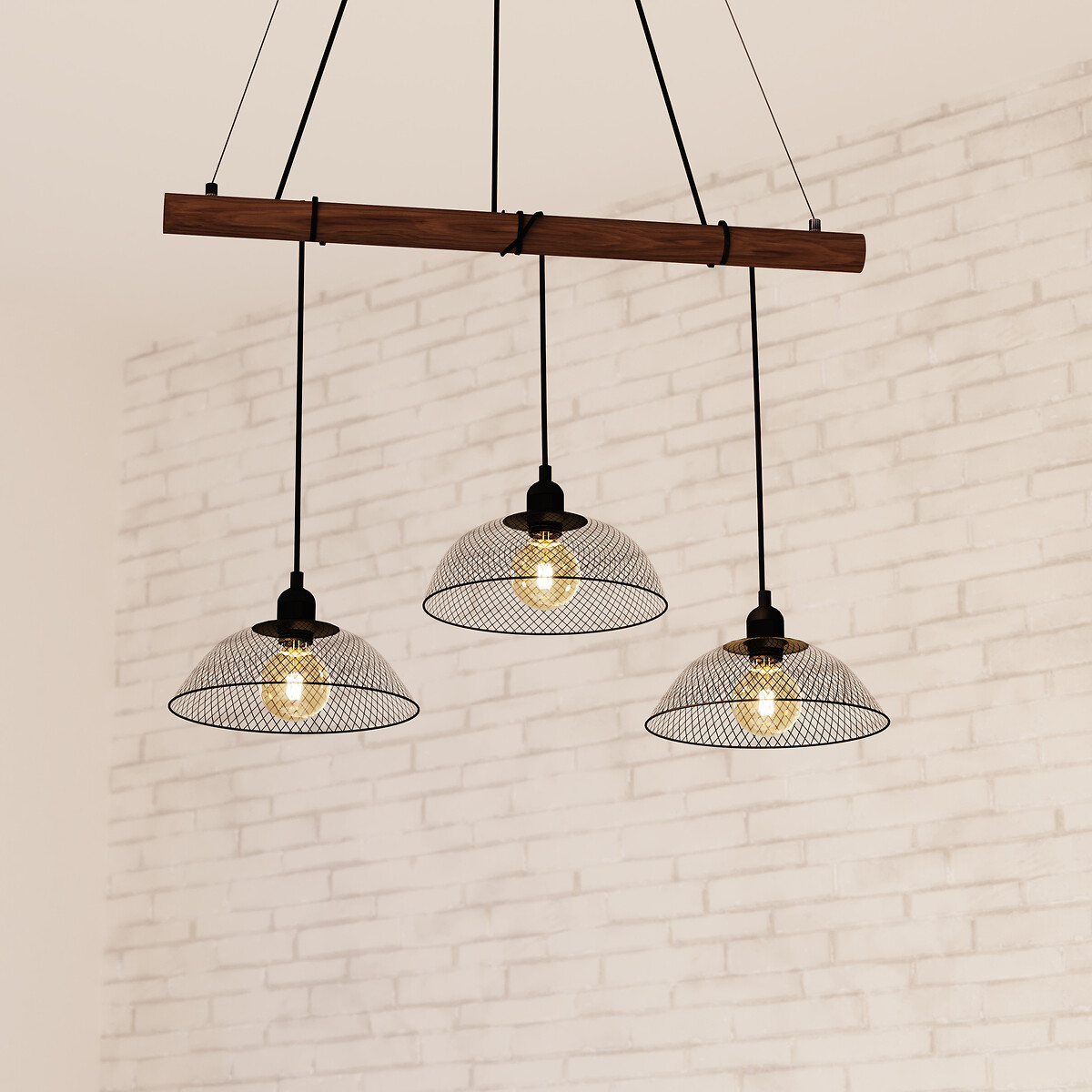 Candeeiro de teto TIMMY preto 150x70cm