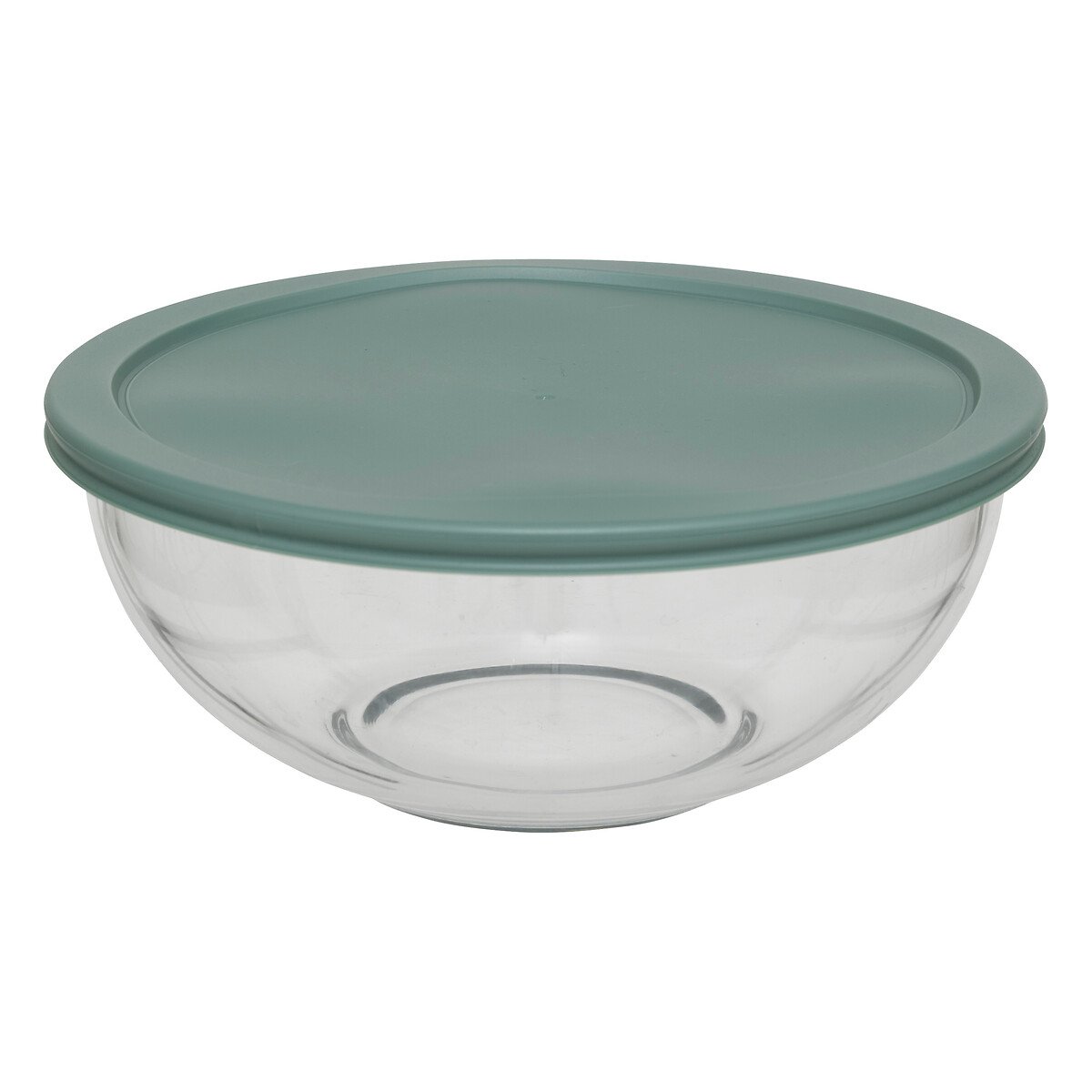 Conjunto de 3 caixas redondas em vidro