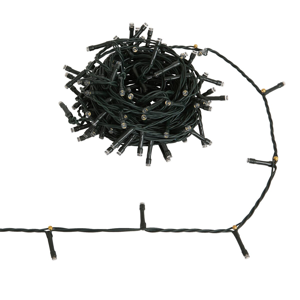 S&eacute;rie de natal branco quente 120LED 9M