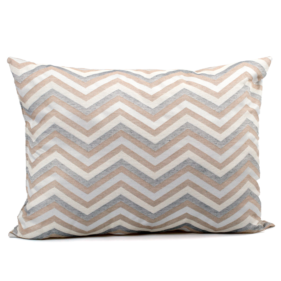 Almofada ZIG ZAG cinza 45x60cm