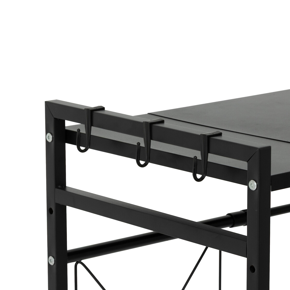 Prateleira para microondas preto