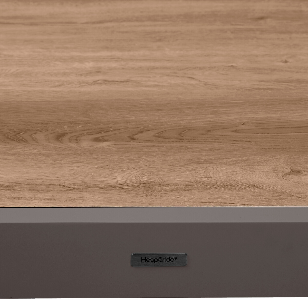 Mesa extens&iacute;vel PIAZZA tonka em alum&iacute;nio 90-180cm