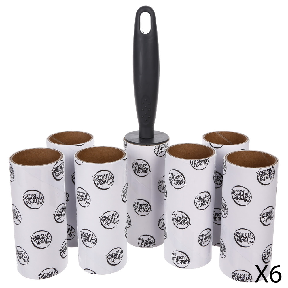 Rolo adesivo tira borboto com 6 recargas