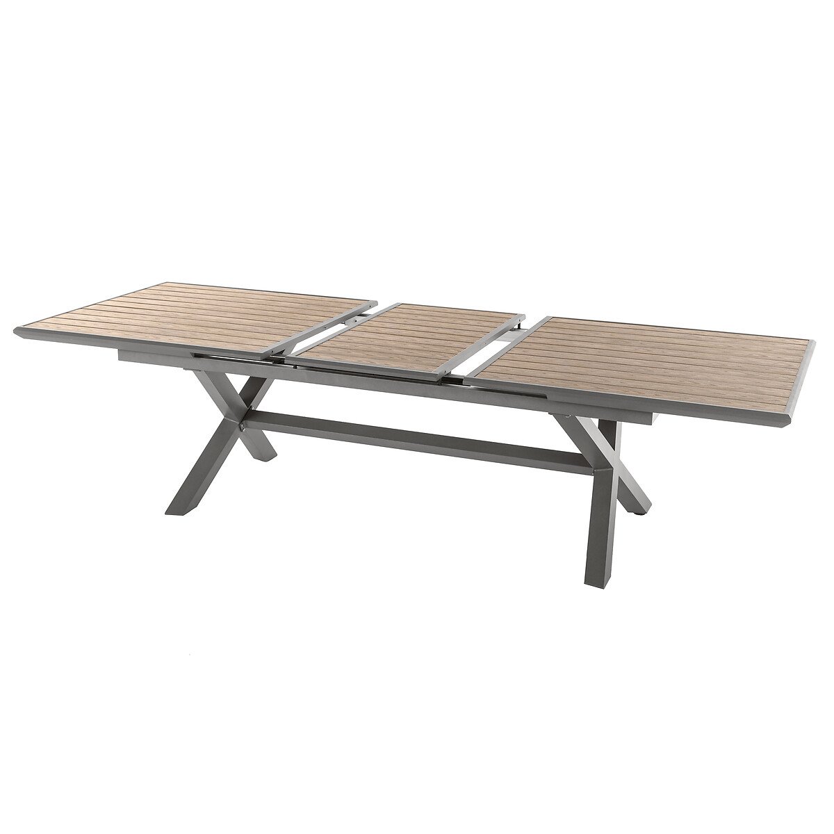 Mesa extens&iacute;vel AXIOME praline e honey 220-279cm