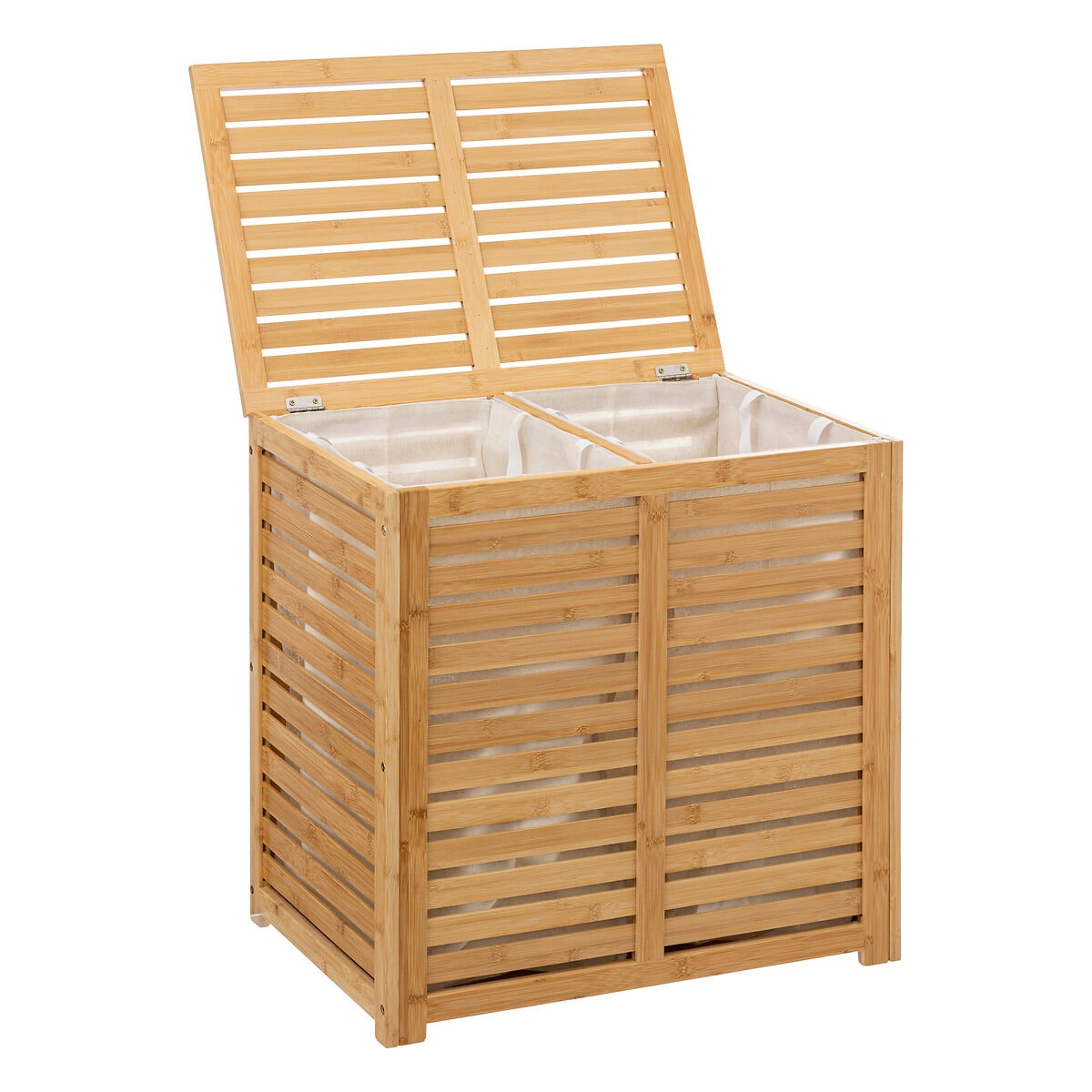 Cesto wc duplo bambu 100l