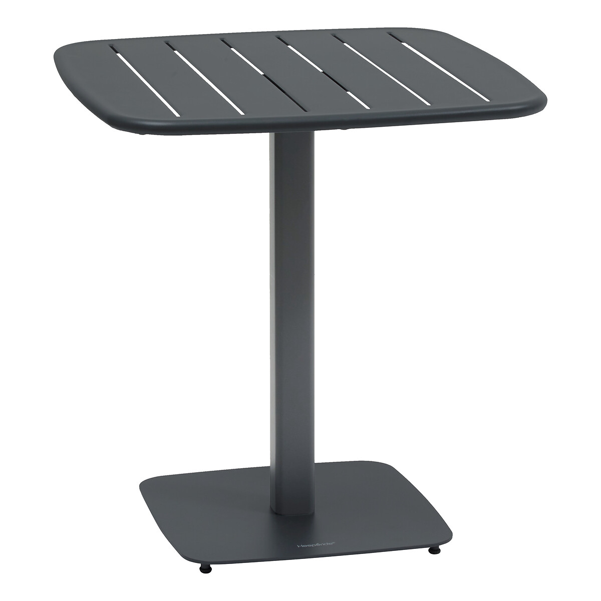 Mesa quadrada ALEGORIA graphite em a&ccedil;o