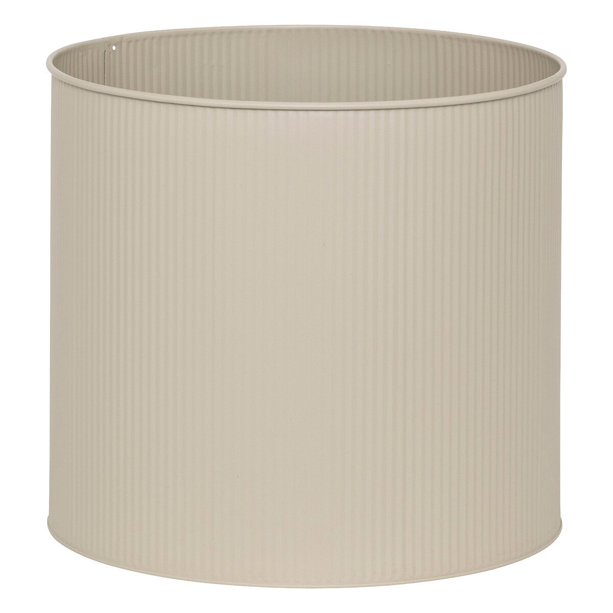 Floreira AZE em metal bege 27cm
