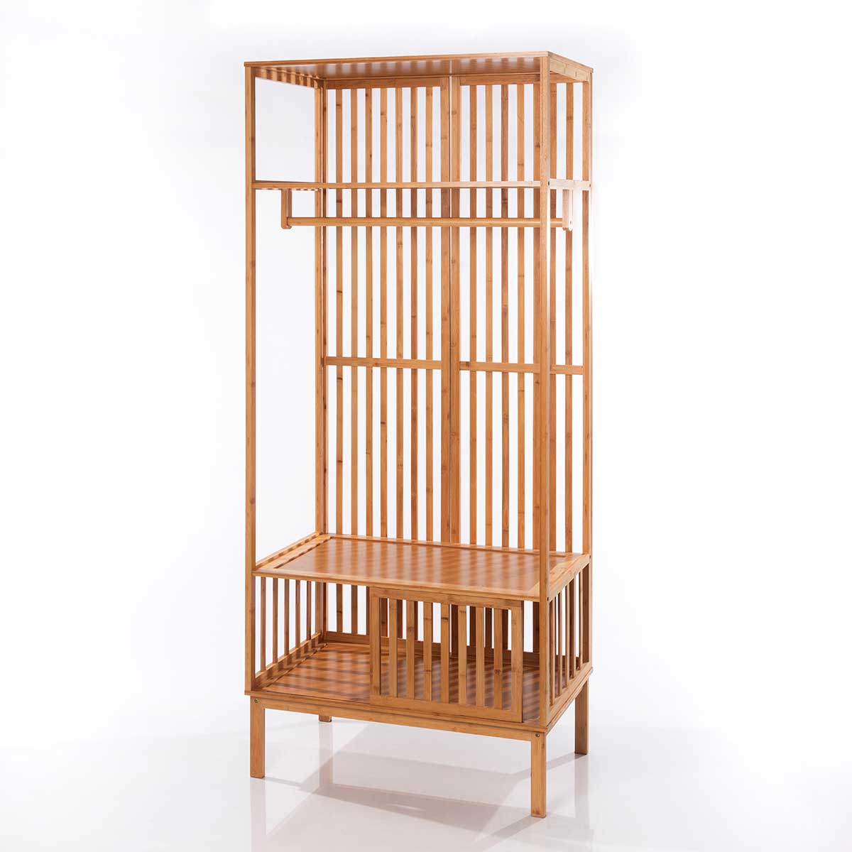 Arm&aacute;rio em bambu 187cm