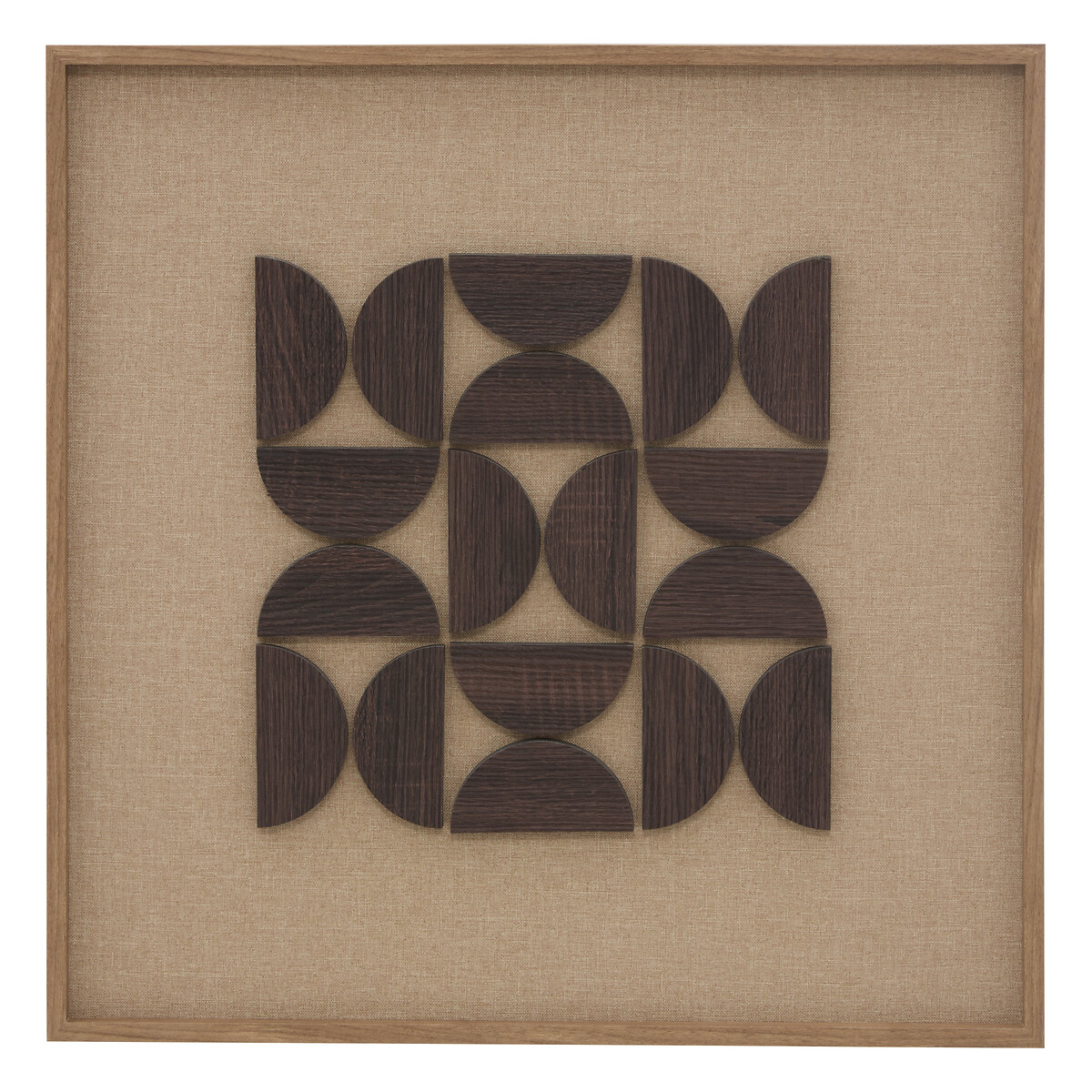 Quadro decorativo NYERO bege 60x60cm