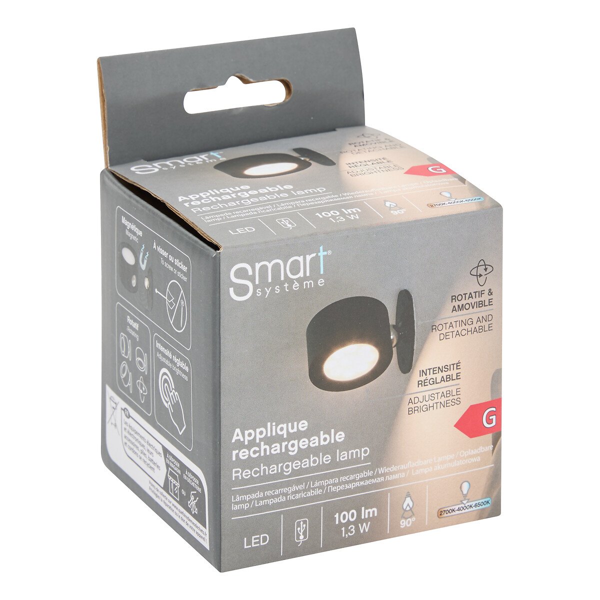 Candeeiro de parede Led USB 9cm