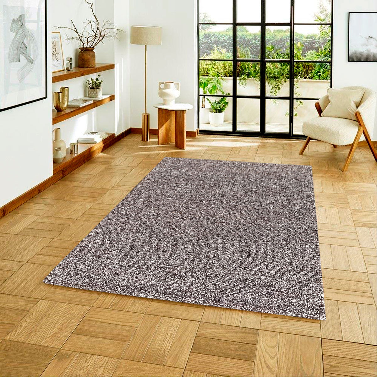 Tapete MAVEN castanho 80x150cm