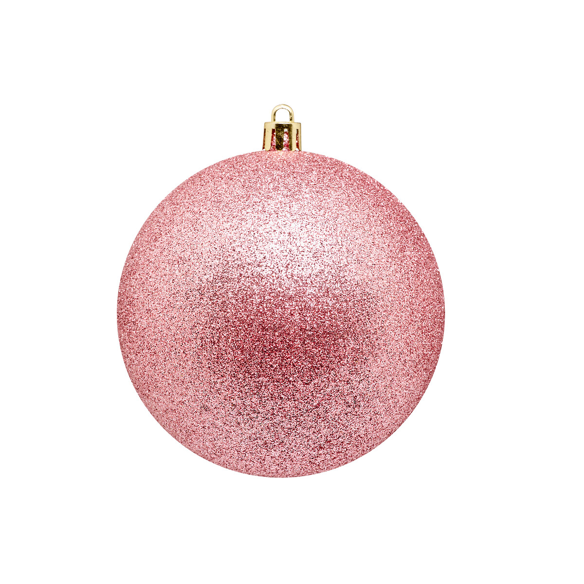 Conjunto 4 bolas de natal rosa 10cm