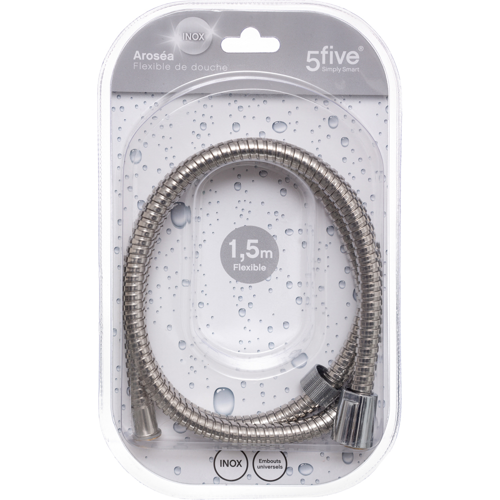 Mangueira chuveiro inox 1,5m