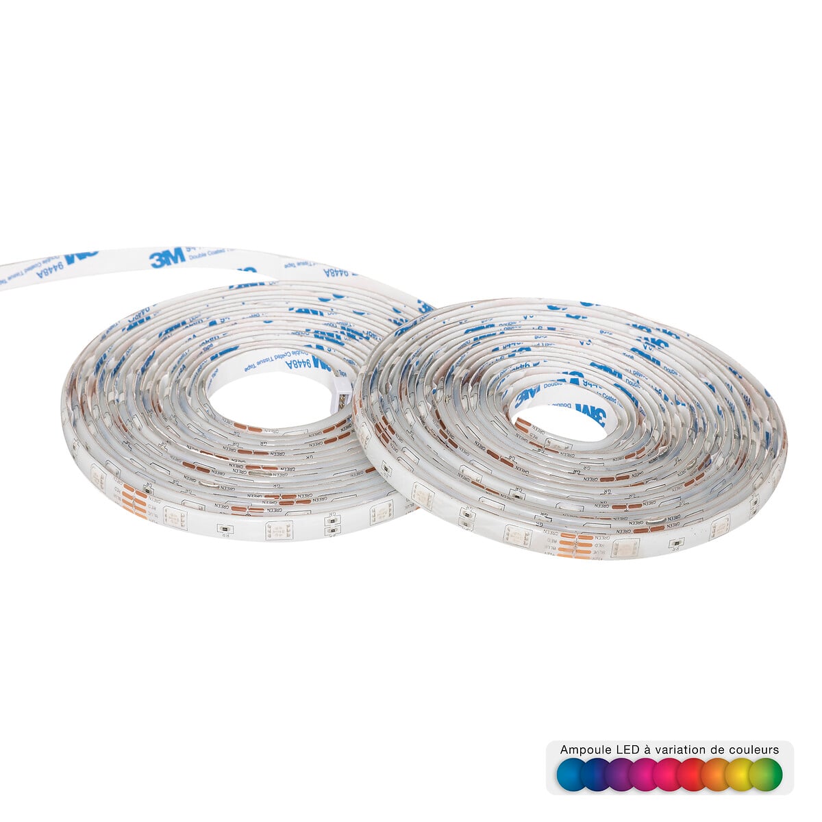 Fita led multicolor com comando10m