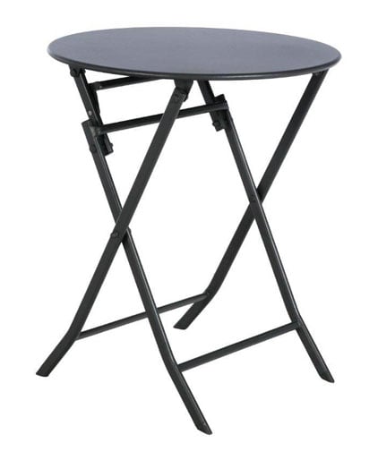 Mesa dobr&aacute;vel GREENSBORO redonda cinza