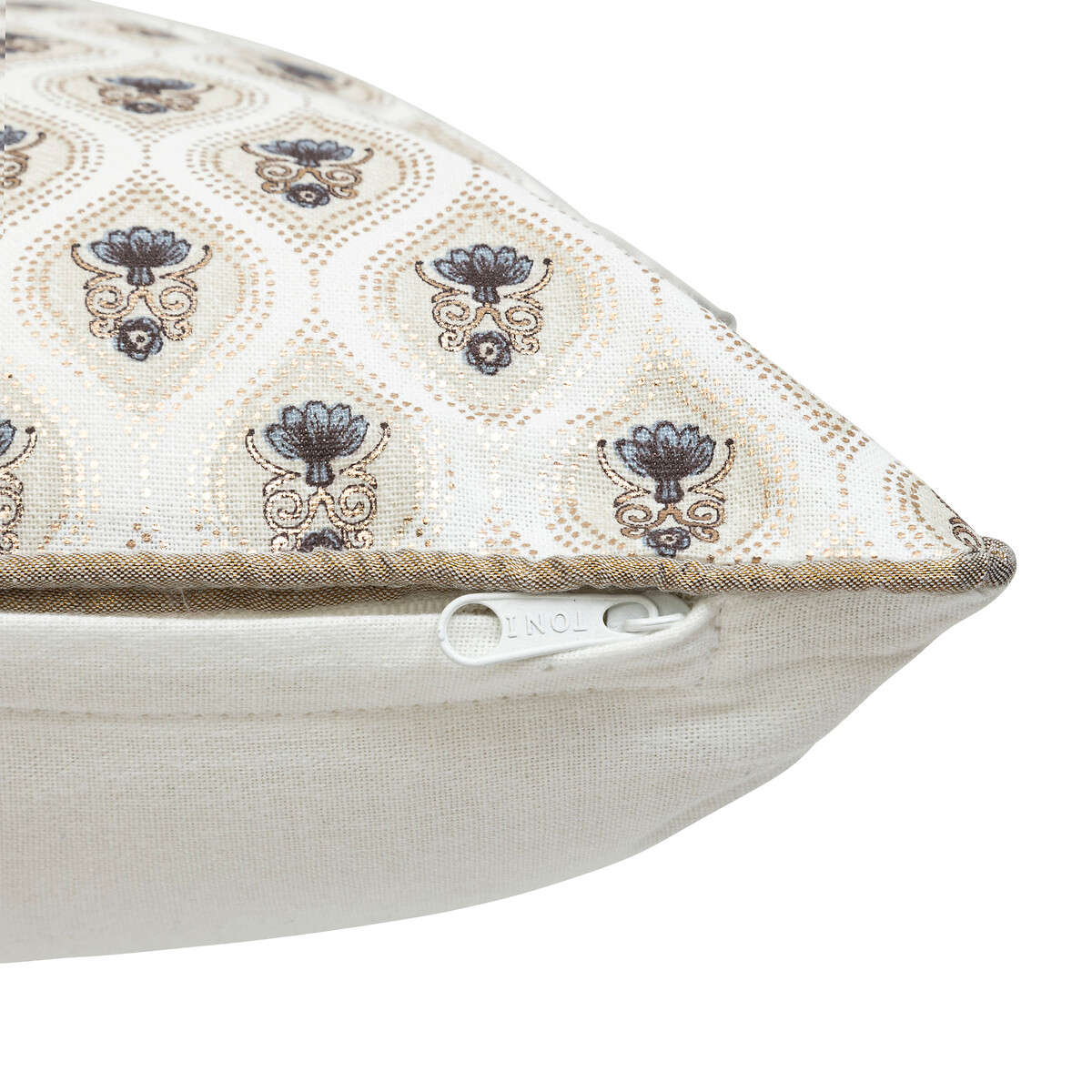 Almofada LITTLE COTTAGE  efeito metalizado 40x40cm