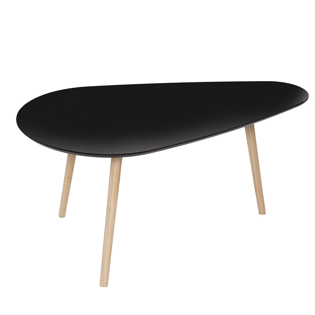 Conjunto de 2 mesas de apoio MILEO em madeira