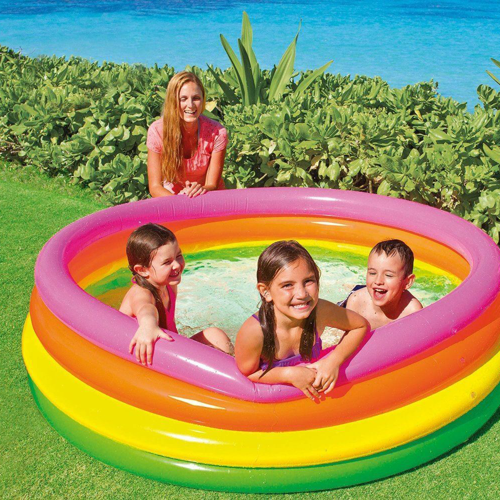 Piscina 4 an&eacute;is glow 168x46cm