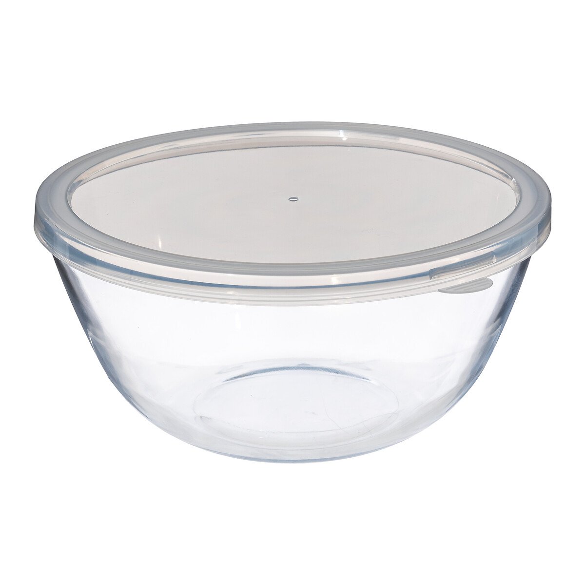 Caixa redonda de vidro com tampa 4,4l