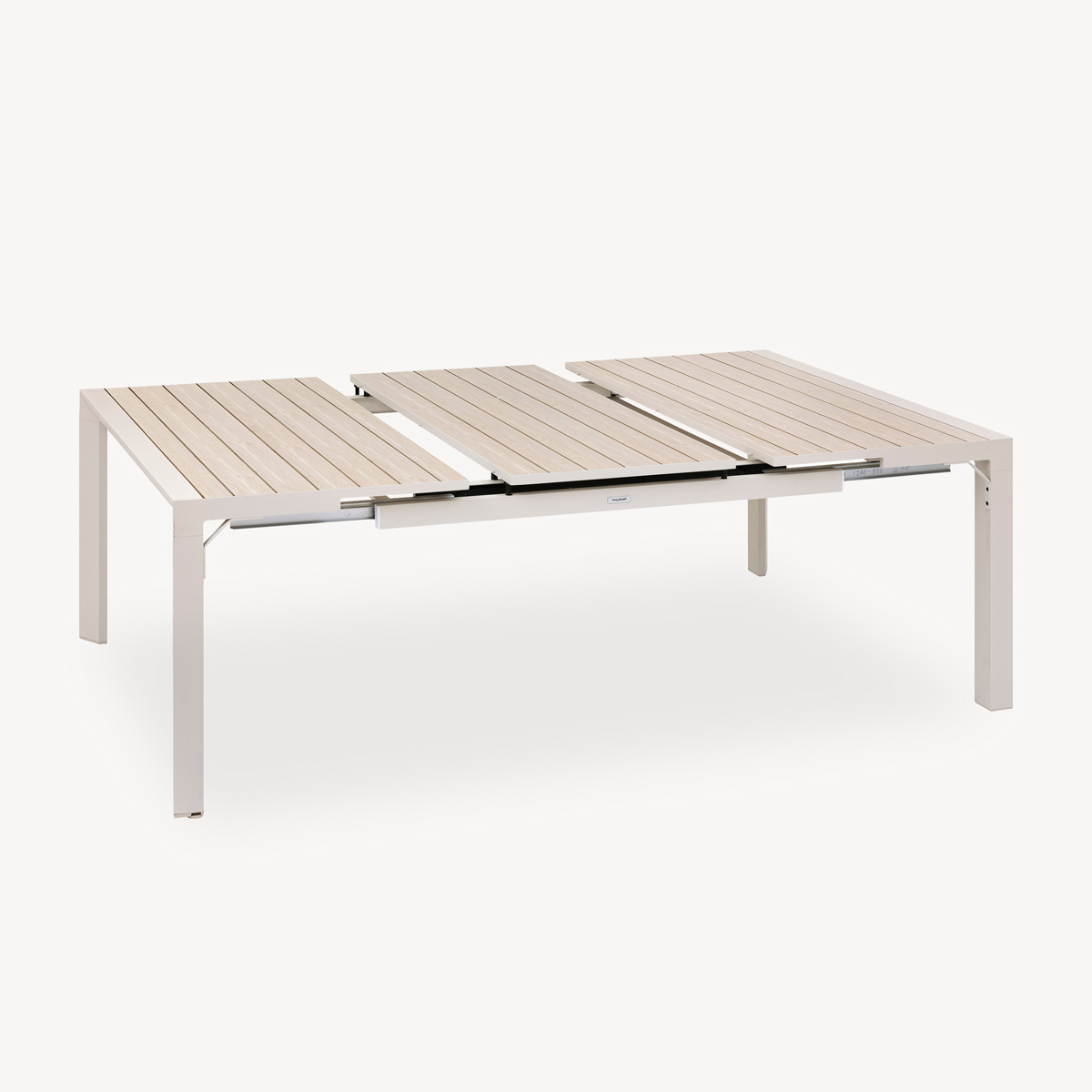 Mesa extens&iacute;vel autom&aacute;tica &Eacute;VASION linho 142-202cm