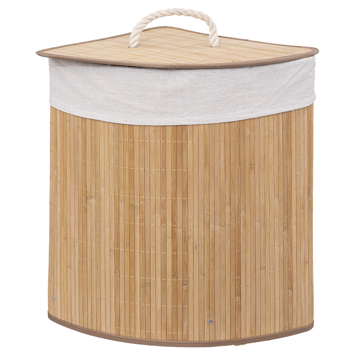 Cesto canto wc  bambu 48l,  Cesto canto wc  bambu 48l